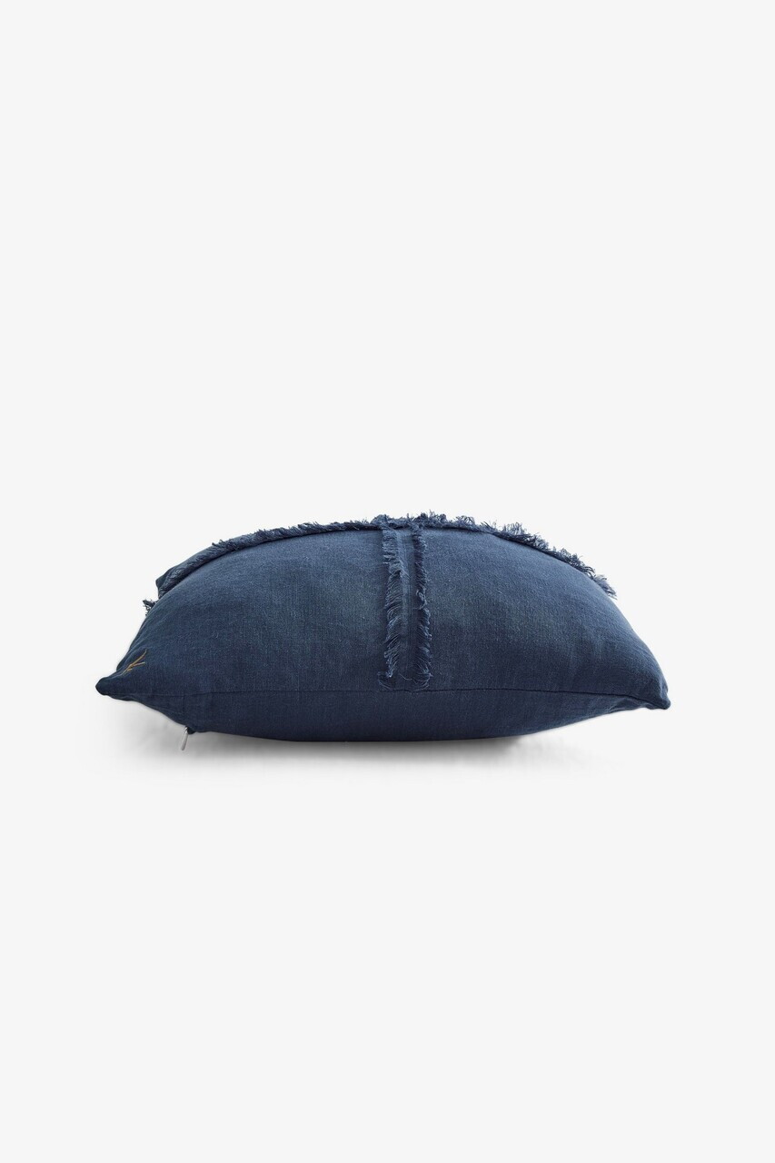 Husa de perna, April, 45x45 cm, FIBRE NATURALE, Denim — imaginea 4