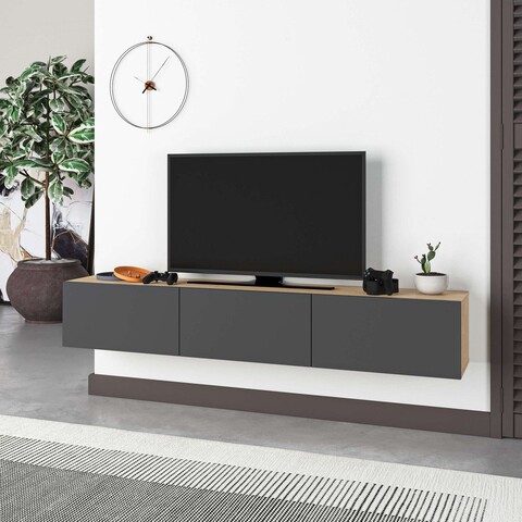 Comoda TV, Homitis, Francy 180, Stejar safir / Antracit