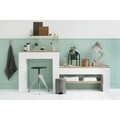 Cos de gunoi cu pedala, Brabantia, NewIcon Platinum, 5 L, 27.2x20.5x29.1 cm, otel, gri inchis