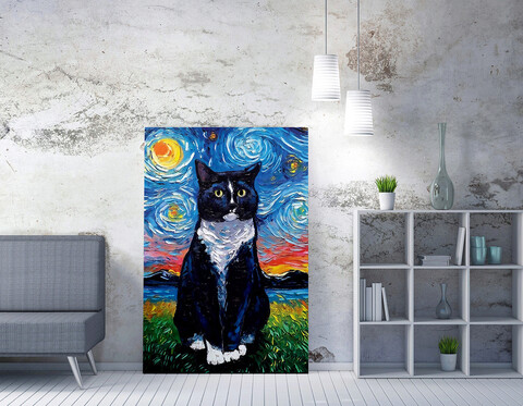 Tablou decorativ, wy166 (70 x 100), 50% bumbac / 50% poliester, canvas imprimat, multicolor