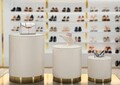 Set 3 cutii depozitare cu capac Display Shop, Mauro Ferretti, 60x80 cm, lemn de pin/MDF/metal, crem/auriu