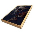 Tablou decorativ, 4363Lcal-005, Cadru: PVC (Grosime: 5 cm), Multicolor