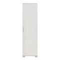 Dulap multifunctional Chad, Pakoworld, 45x32x169 cm, PAL melaminat, alb lucios