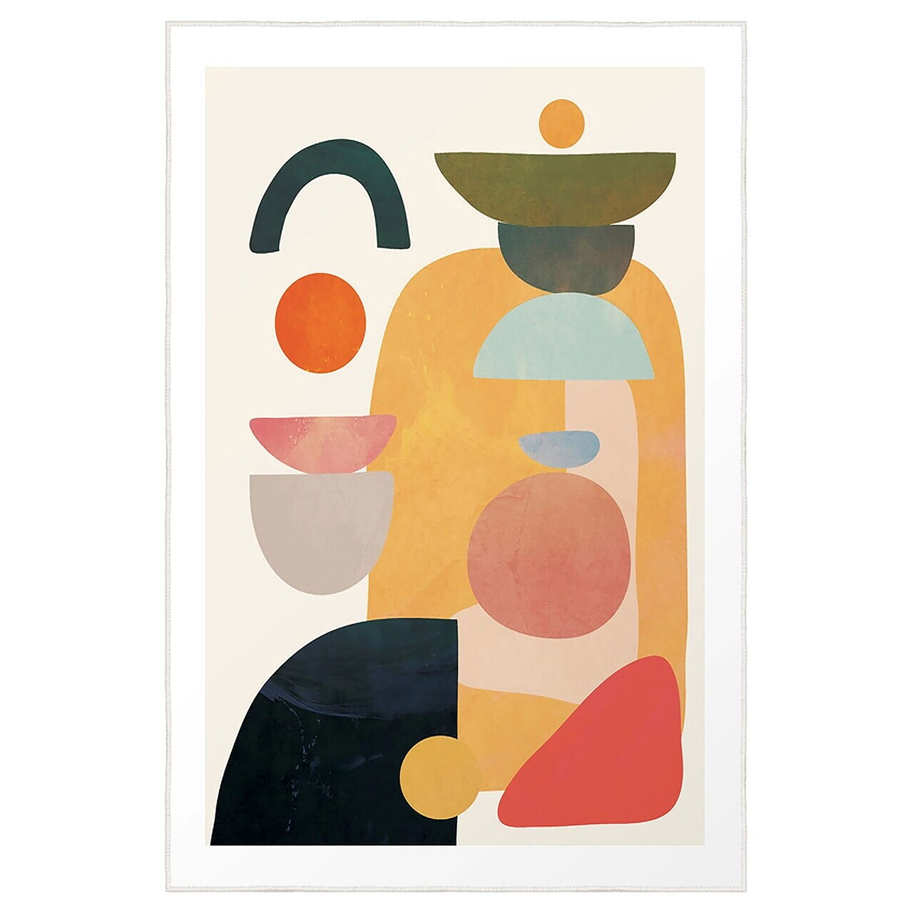 Covor, Woopamuk272, 100x200 cm, Bumbac/Poliester, Multicolor - view 3