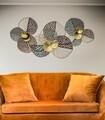 Decoratiune de perete 3D Stain, Mauro Ferretti, 91x45 cm, fier, multicolor