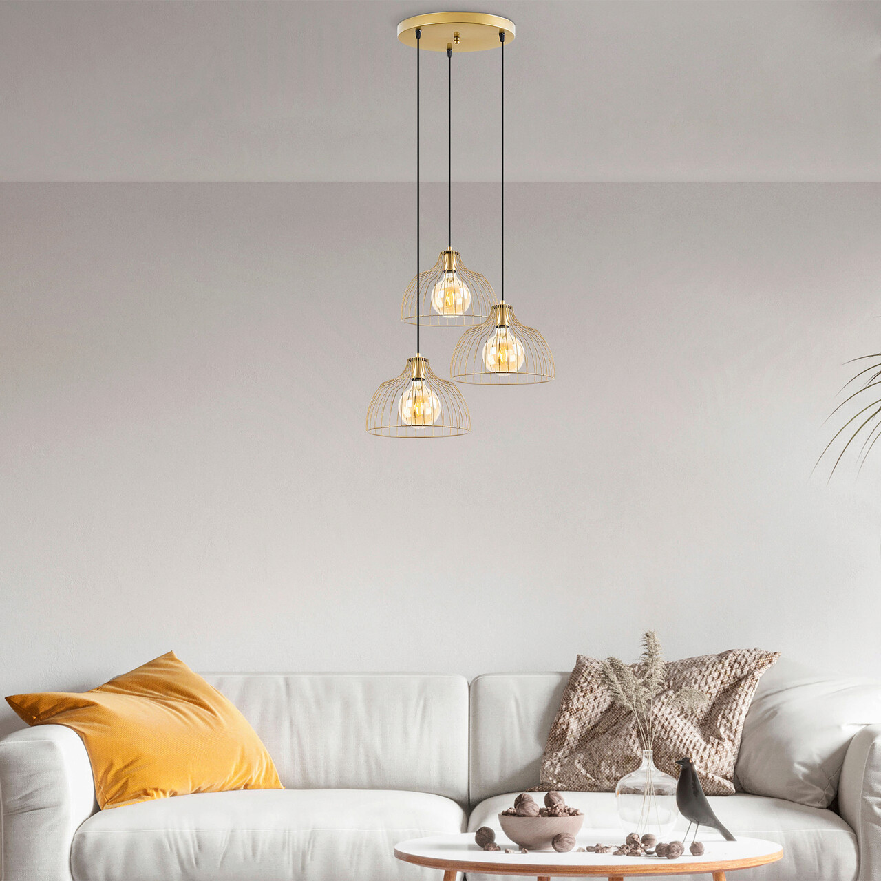Lustra, Fulgor, 942FLG1477, Metal, Auriu - 1 | YEO