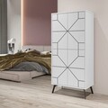 Dulap multifunctional, Homitis, Dune, 62.6x136x35.6 cm, Alb