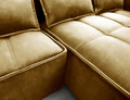 Coltar extensibil dreapta 4 locuri ELTAP, RT-45MAN, Campo, 265x196x88 cm, lemn/poliester, mustar