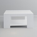Masuta de cafea, Inarch, Lina, 90x43 cm, PAL, Alb