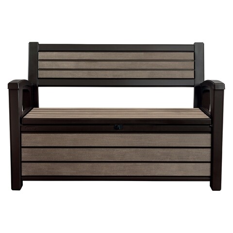 Bancheta cu spatiu de depozitare hudson, 132.7x61.2x89 cm, antracit