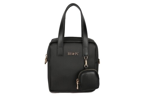 Geanta Beverly Hills Polo Club, 1106, piele ecologica, negru