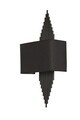 Aplica de perete, Opviq, 941RTN1471, Negru