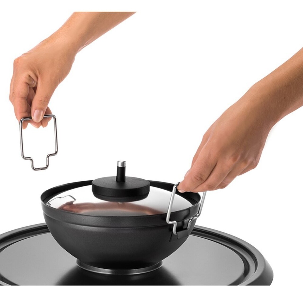Plita electrica Raclette multi 4 in 1, Unold, 40 x 40 cm, 1300 W - imagine 4
