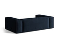 Canapea 3 locuri, Nuria-88, Micadoni Home, 210x110x72 cm, catifea, albastru inchis