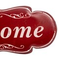 Decoratiune de perete Welcome, Creaciones Meng, 35x20 cm, metal