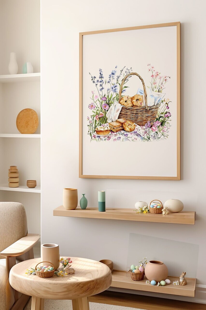 Tablou decorativ, Arteastermodel62-5070, MDF, Multicolor