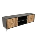 Comoda TV Venus, Kalune Design, 160x40x56 cm, maro