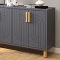 Consola, Odessa, Rodney, 120x73.6x29.6 cm, Antracit