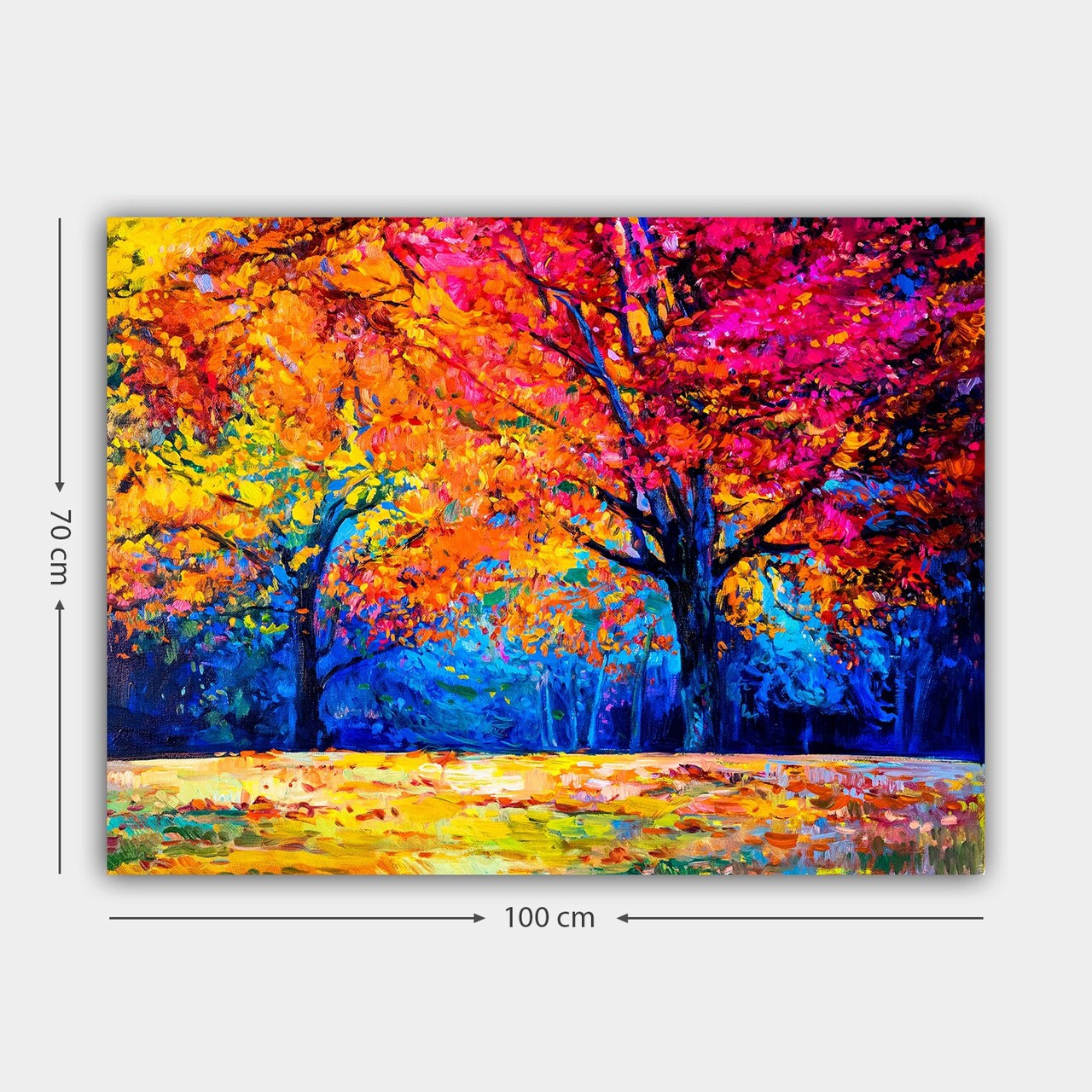 Tablou decorativ, 292880360_70100, Cadru: 100% LEMN (grosime: 3 cm), Multicolor - view 3
