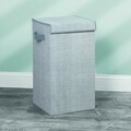 Cos pentru rufe Aldo, iDesign, pliabil, 35.5x35.5x64 cm, gri