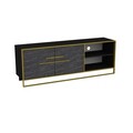 Comoda TV, Zena Home, Polka, PAL, Aur/Negru