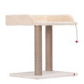 Zgarietor pentru pisici, Paws & Whiskers, Platform, Crem