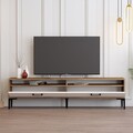Comoda TV, Hommy Craft, Istanbul 2, 180x35x47 cm, PAL, Nuc/Alb