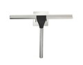 Suport autoadeziv pentru racleta, Wenko, Quadro Turbo-Loc®, 23 x 17.5 x 5 cm, inox/plastic