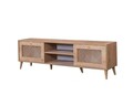 Comoda TV, Wolina, Goose, 55x180x41 cm, Corp: PAL 100% MELAMINAT, Stejar
