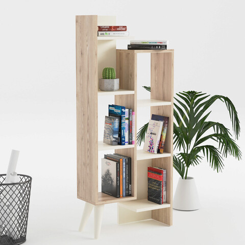 Corp biblioteca, Lagomood, Lagomood Evren, 55.4×129.2×22 cm, Bej Lagomood
