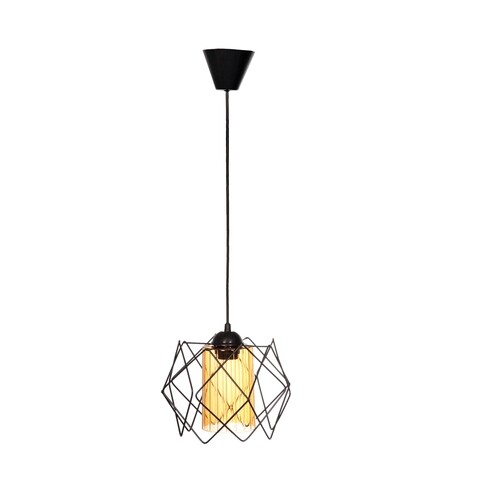 Lustra yok, 44454, squid lighting, 60x17x17 cm, 60w, negru