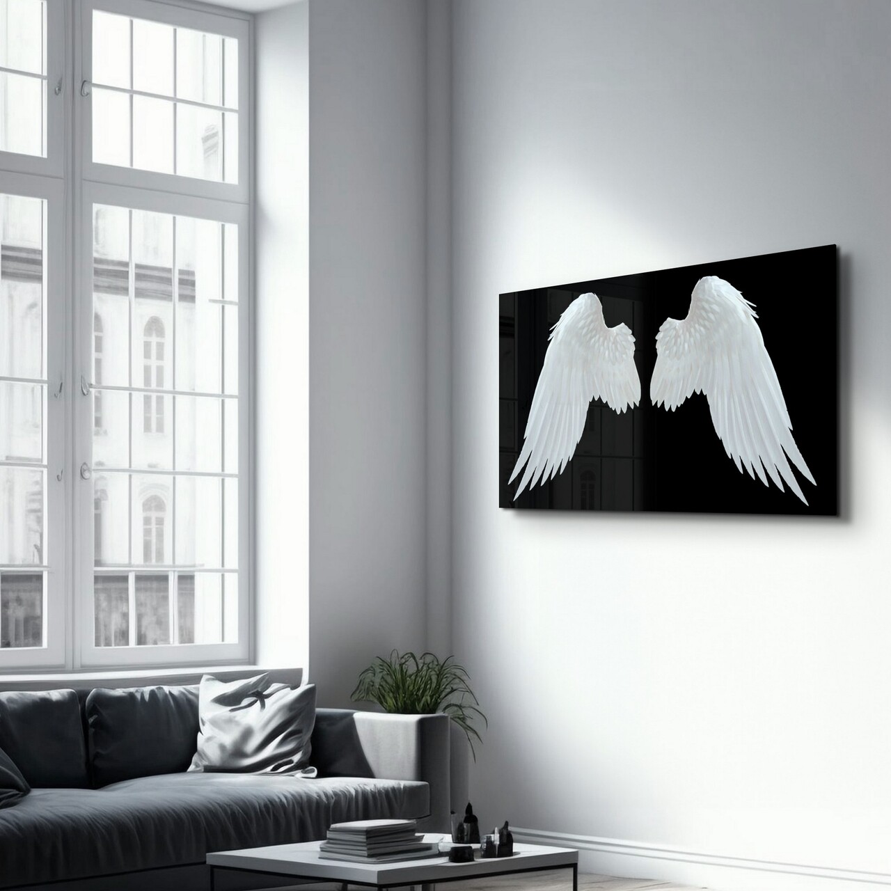 Tablou decorativ, OGLS-6094, Dimensiune: 35 x 55 cm, Multicolor - view 4