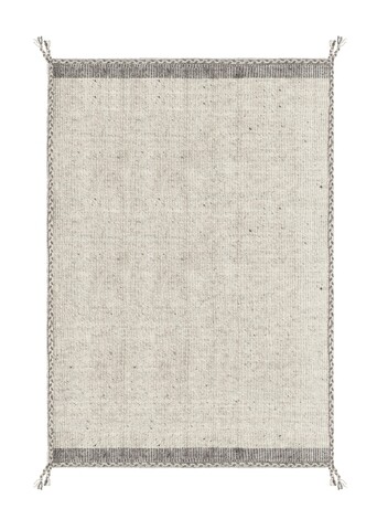 Covor Chathu, Bizzotto, 140 x 200 cm, lana, verso din bumbac, bej 140