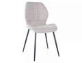 Scaun Jake Nea, Signal, 48x41x86 cm, textil/otel, gri/negru