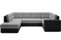 Coltar extensibil stanga 5 locuri ELTAP, LT-84MO-97MO, Blewett, 299x198x82 cm, lemn/poliester, gri deschis/gri inchis