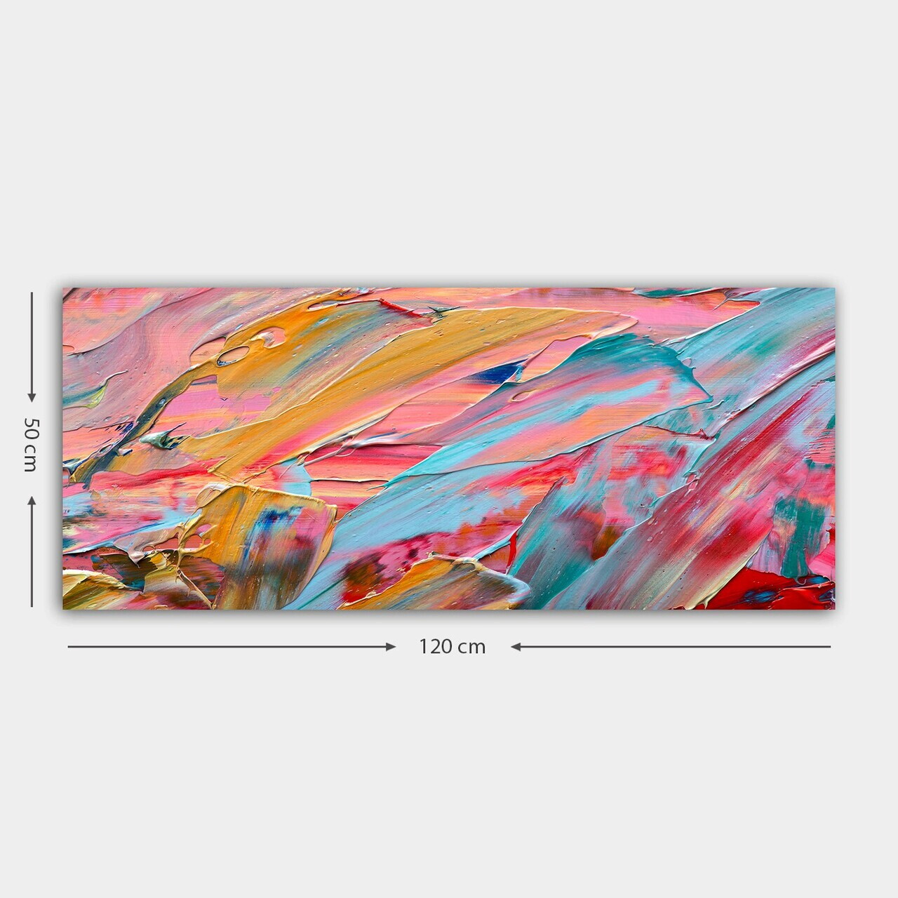 Tablou decorativ, YTY200395_50120, Canvas, Rama din lemn (grosime 3 cm), Multicolor — imaginea 3