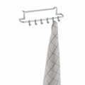 Suport prosoape pentru dulap Galileo, Metaltex, 30 cm, inox/invelis Polytherm, argintiu