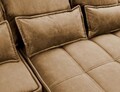 Coltar extensibil dreapta 4 locuri ELTAP, RT-45TOS, Campo, 265x196x88 cm, lemn/poliester, mustar