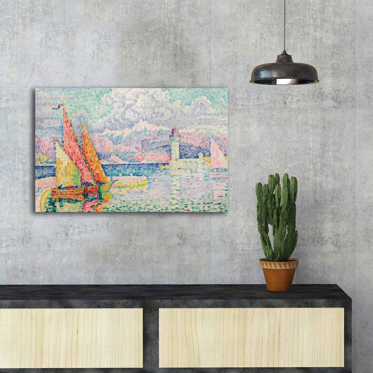 Tablou decorativ, FAMOUSART-032, Dimensiune: 45 x 70 cm, Multicolor
