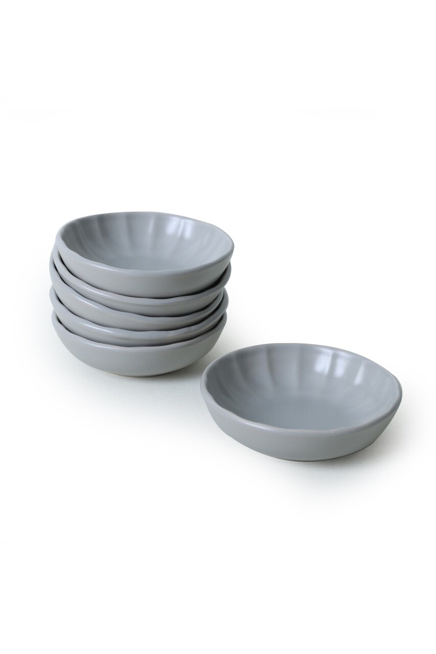 Set de boluri pentru aperitive (6 piese), L'essentiel Maison, 275KRM2417, Antibacterian, Gri - view 7