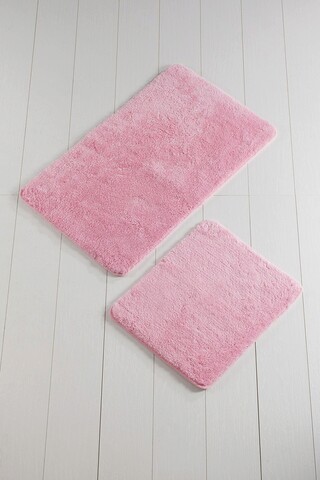 Set covoraș de baie (2 bucăți), chilai, color of, fibre acrilice, candy pink