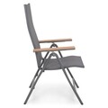 Scaun cu spatar inalt Cesano, 62x68x108 cm, gri