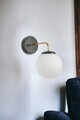 Aplica de perete, Opviq, 846STL4123, Negru / Fumuriu / Auriu