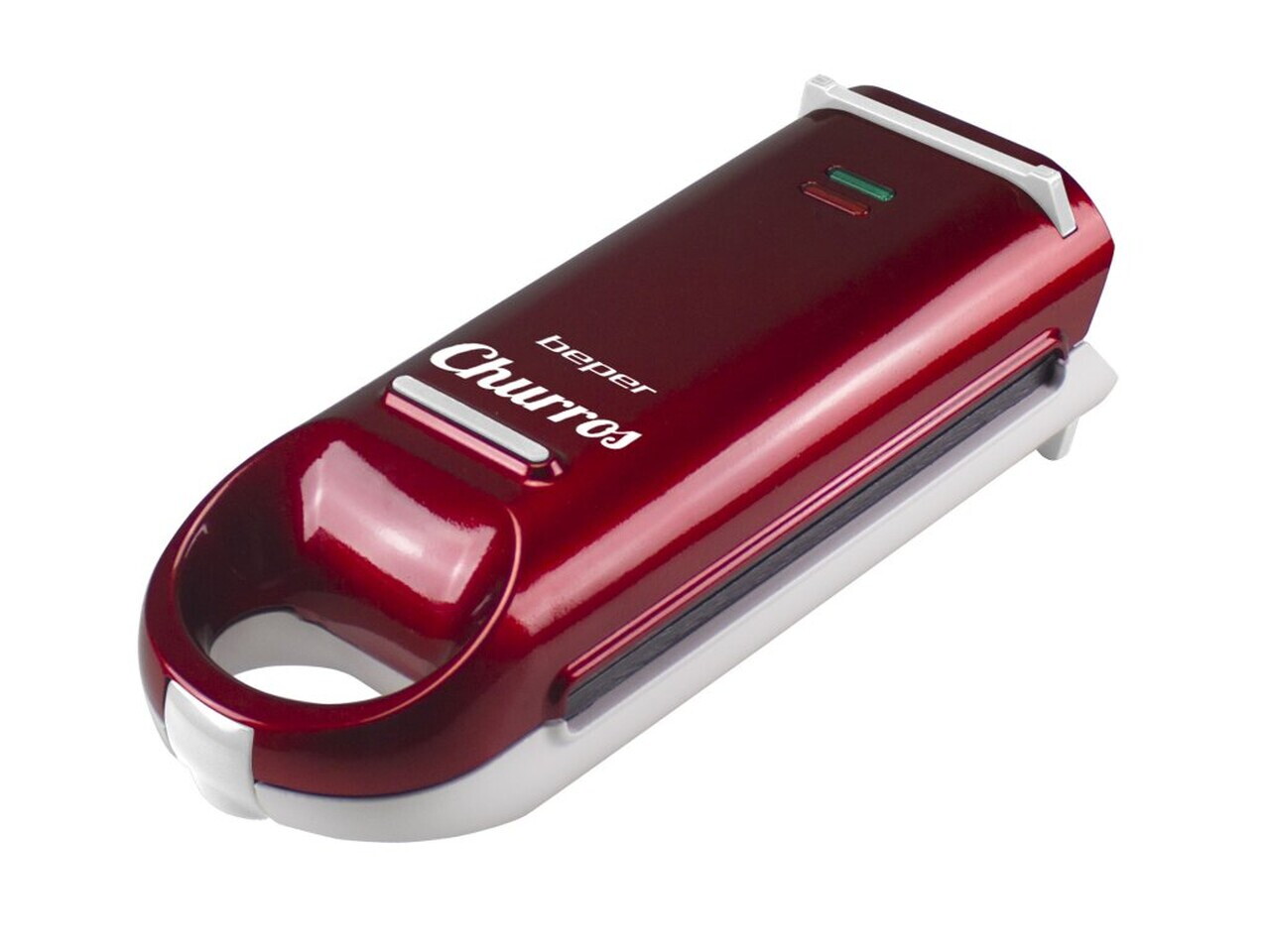 Aparat de facut churros Beper, 800W, capacitate 4 bucati, 19 cm, rosu/alb - view 8