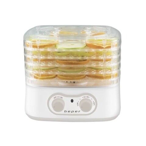 Deshidrator de alimente bc.200, beper, 250 w, 5 compartimente transparente