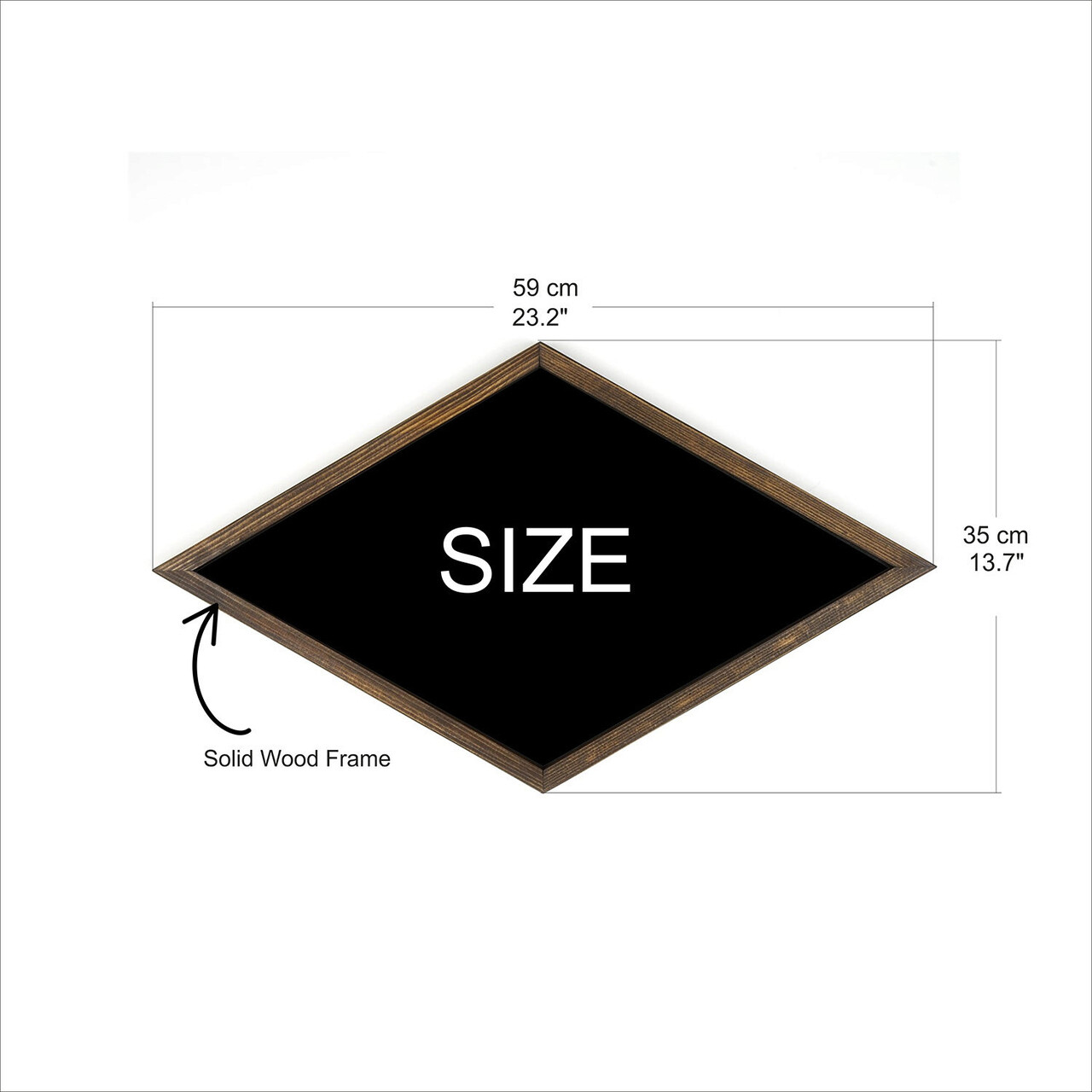 Decoratiune de perete, ART023, Lemn masiv, Dimensiune: 59 x 35 x 3 cm, Multicolor