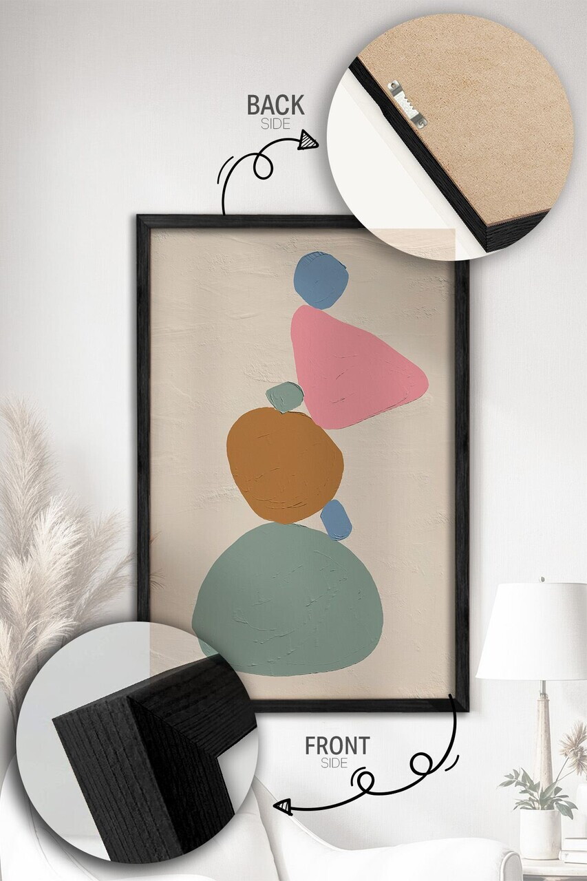 Tablou decorativ, Artnewclsyh62-5070, Lemn masiv, MDF, Multicolor - view 4