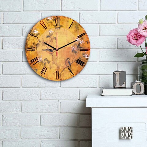 Ceas de perete, 3030ms-070, mdf, ø30 cm, multicolor