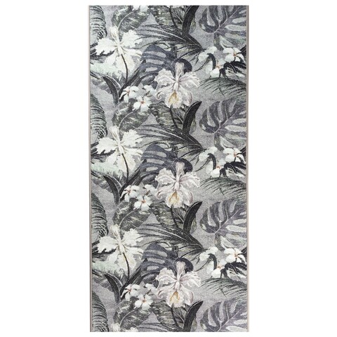 Traversa pentru hol Gardena, Decorino, 80x900 cm, poliester, gri