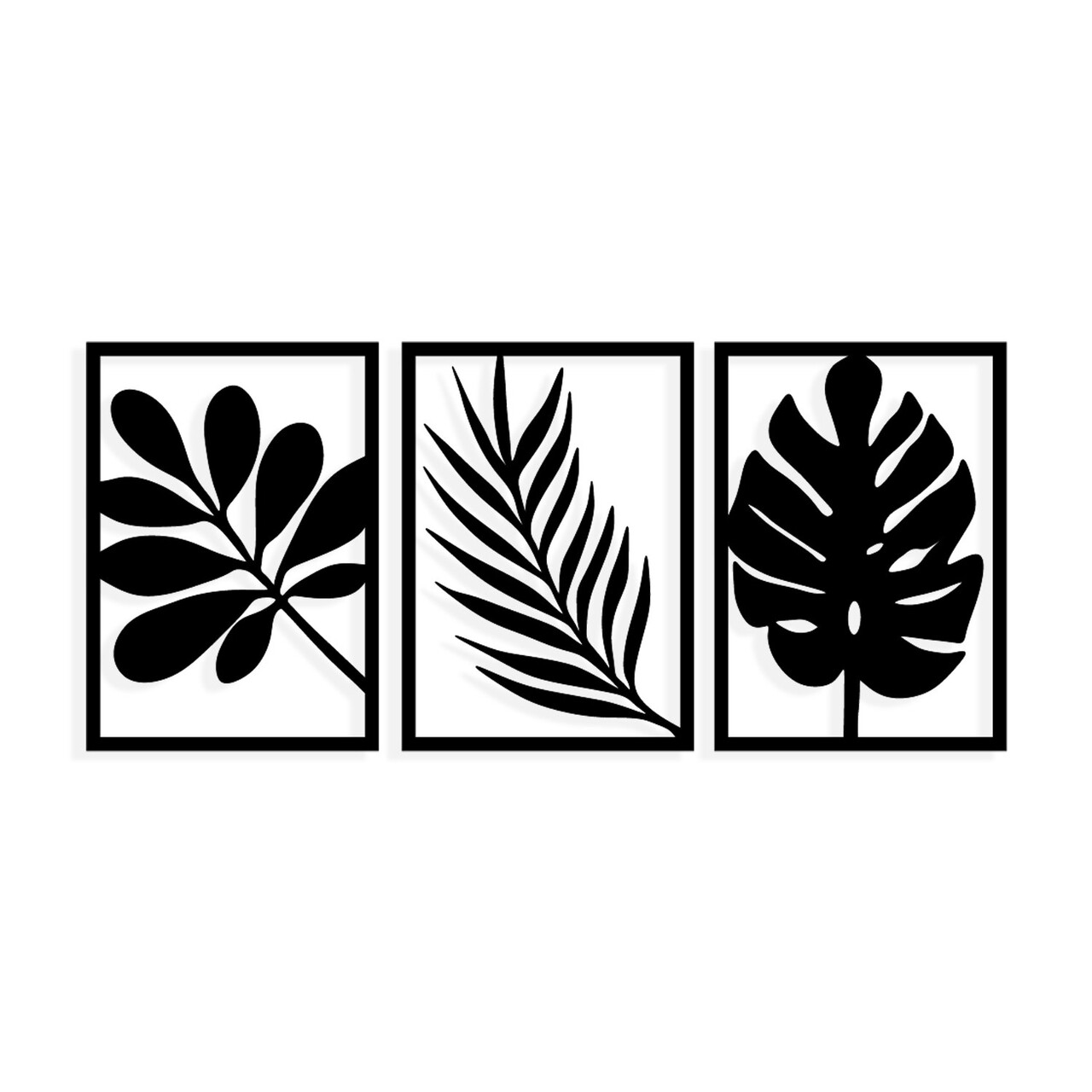Decoratiune de perete, Cincuenta, Dimensiuni: 104 x 46 cm, Negru - view 4